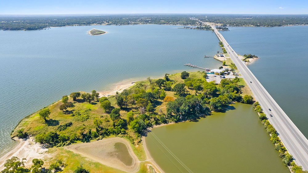 Cedar Creek Lake Island